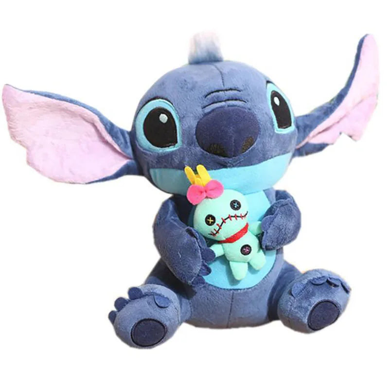 Disney Cartoon Blue Pink Stitch Plush for Kids